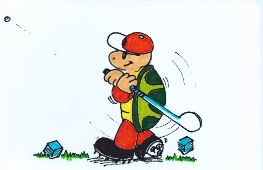 Golfing Turtle